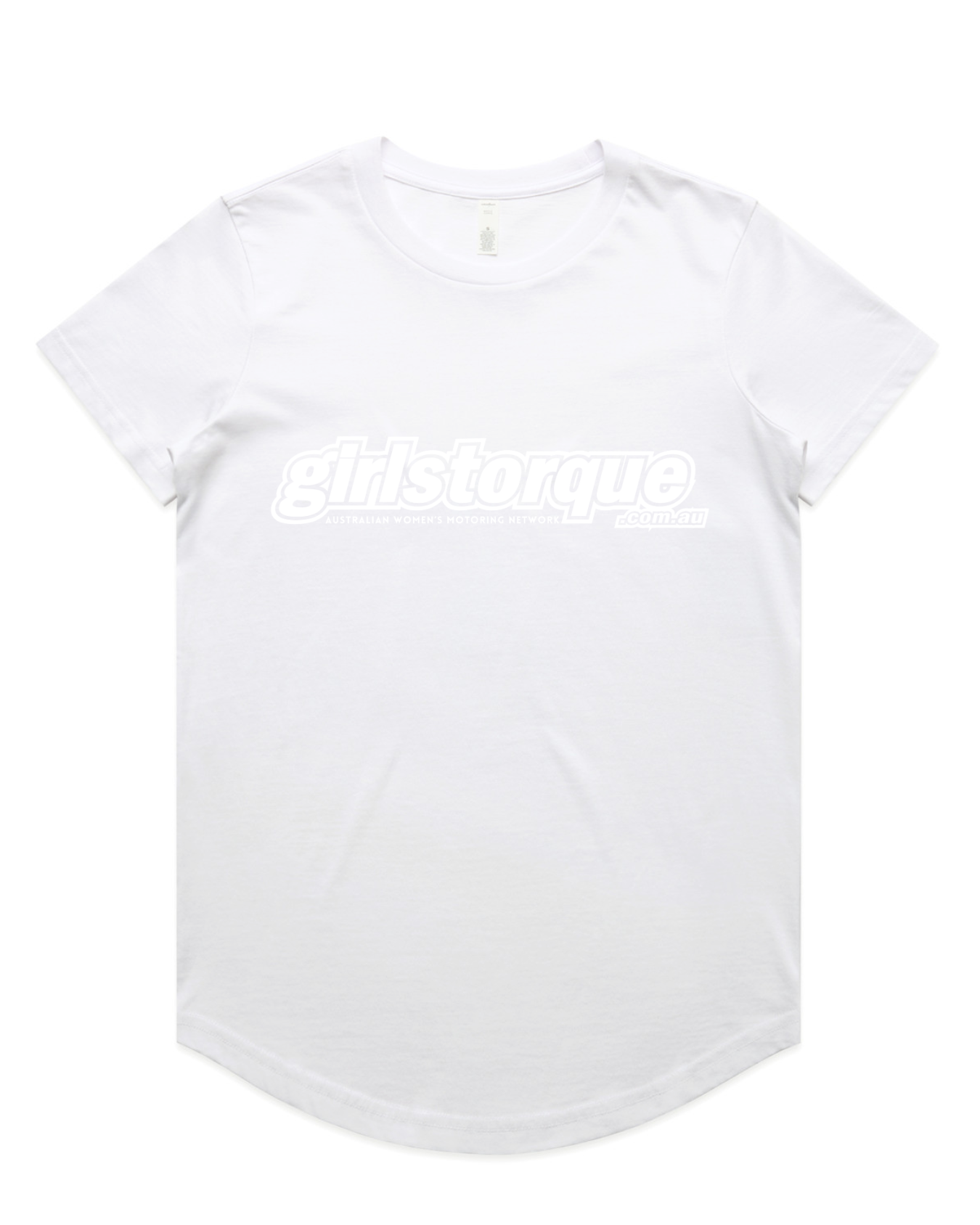 Girls Torque Core Ladies Tee - White