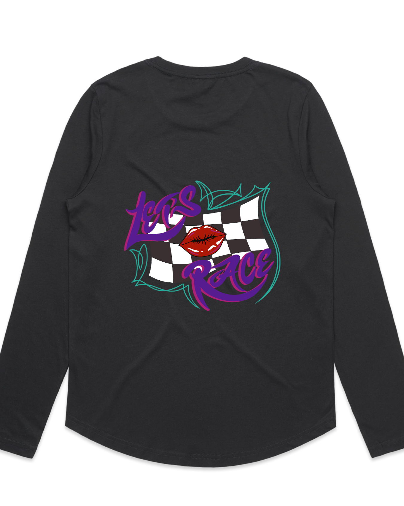 Girls Torque Ladies Royal Long Sleeve Tee - Black